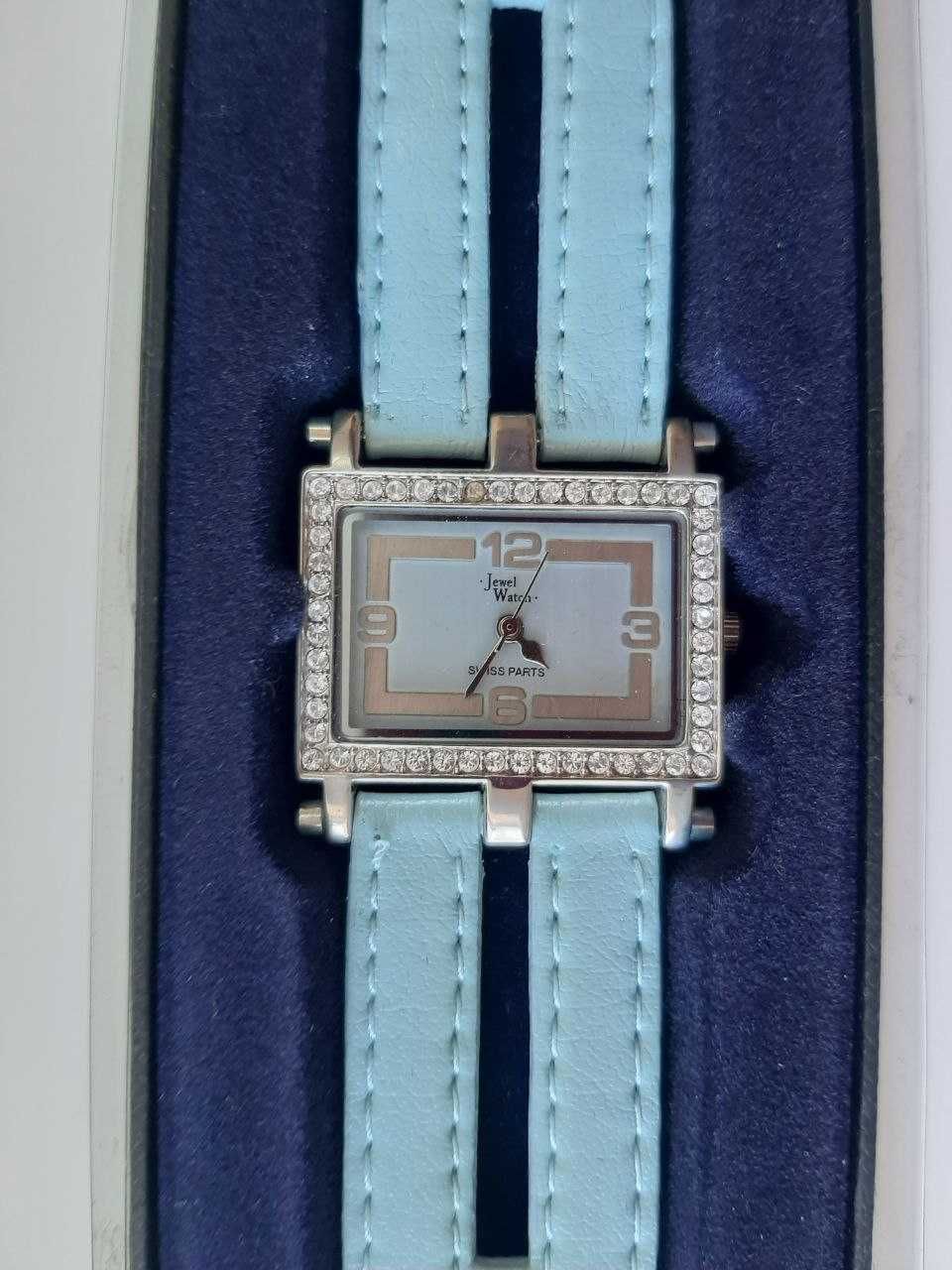 Relogio senhora Azul - jewel parts, swarosvki crystal