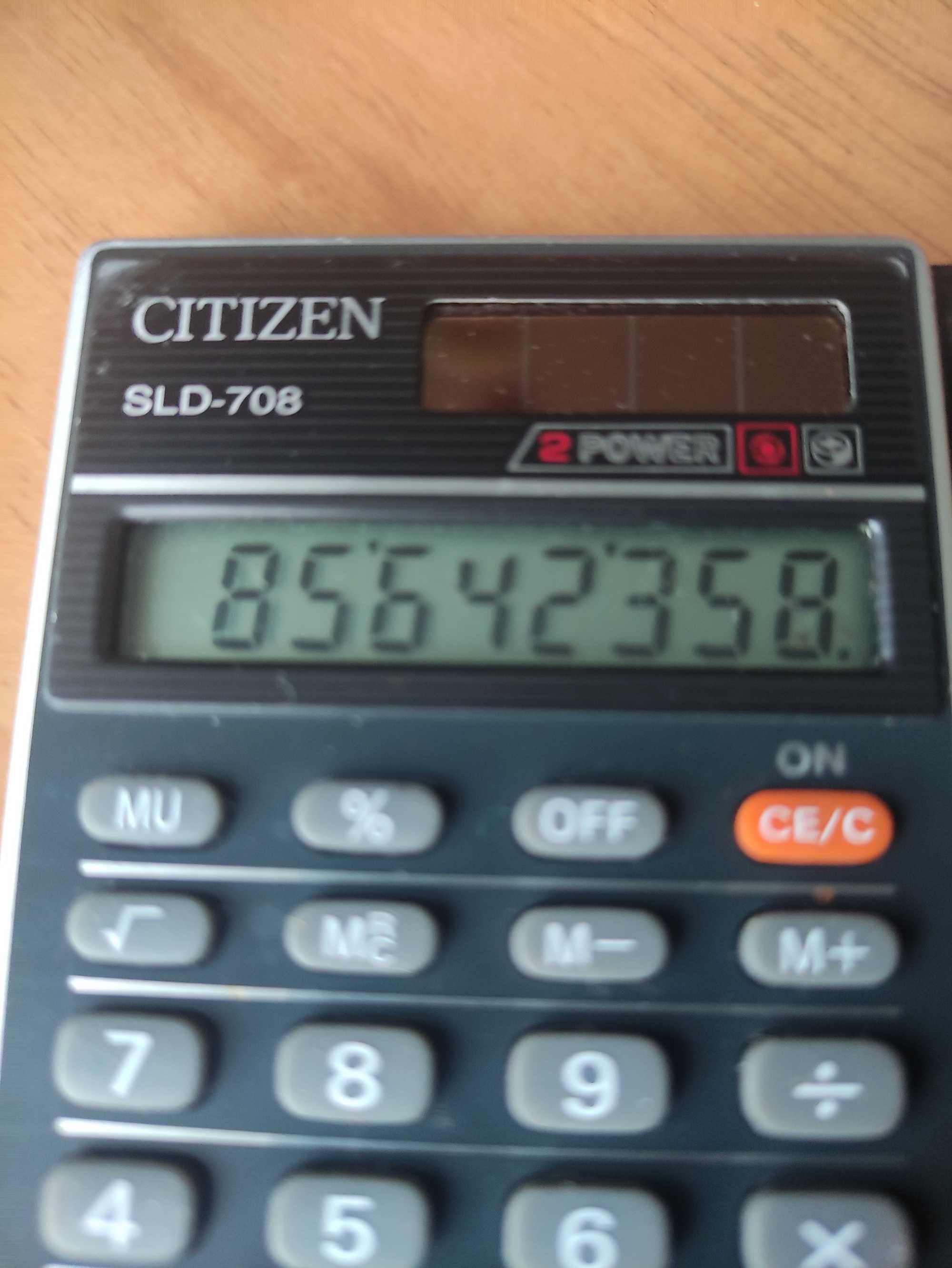 Vintage Mini kalkulator prosty Citizen