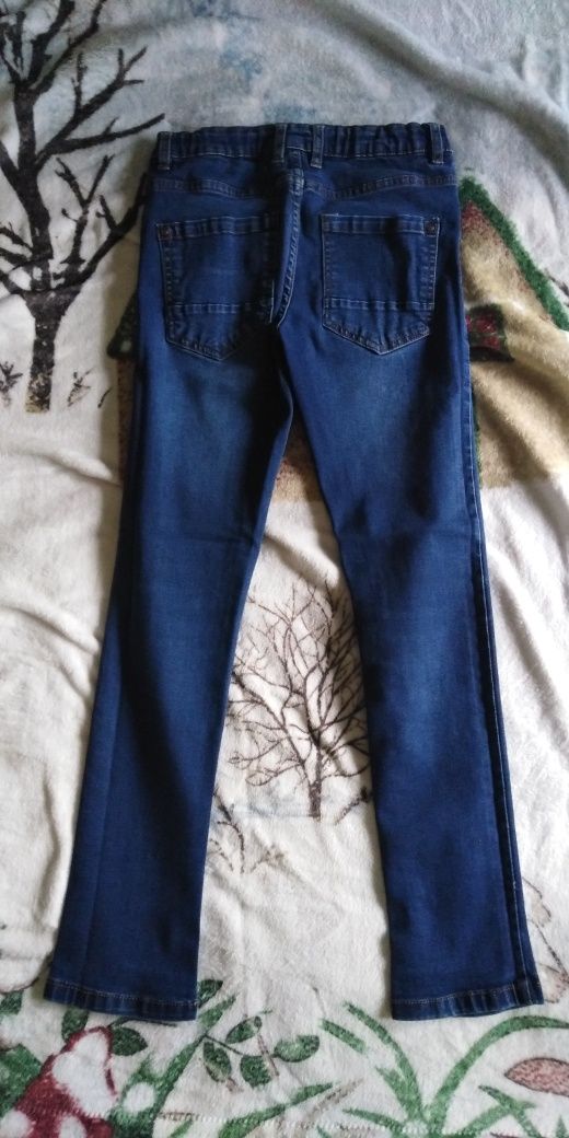 Spodnie (3 pary) dżinsy chłopięce 152