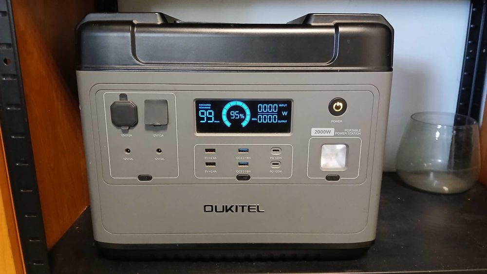Oukitel P2001E LiFePO4 2000W 2kWh Przenośny Magazyn Energii