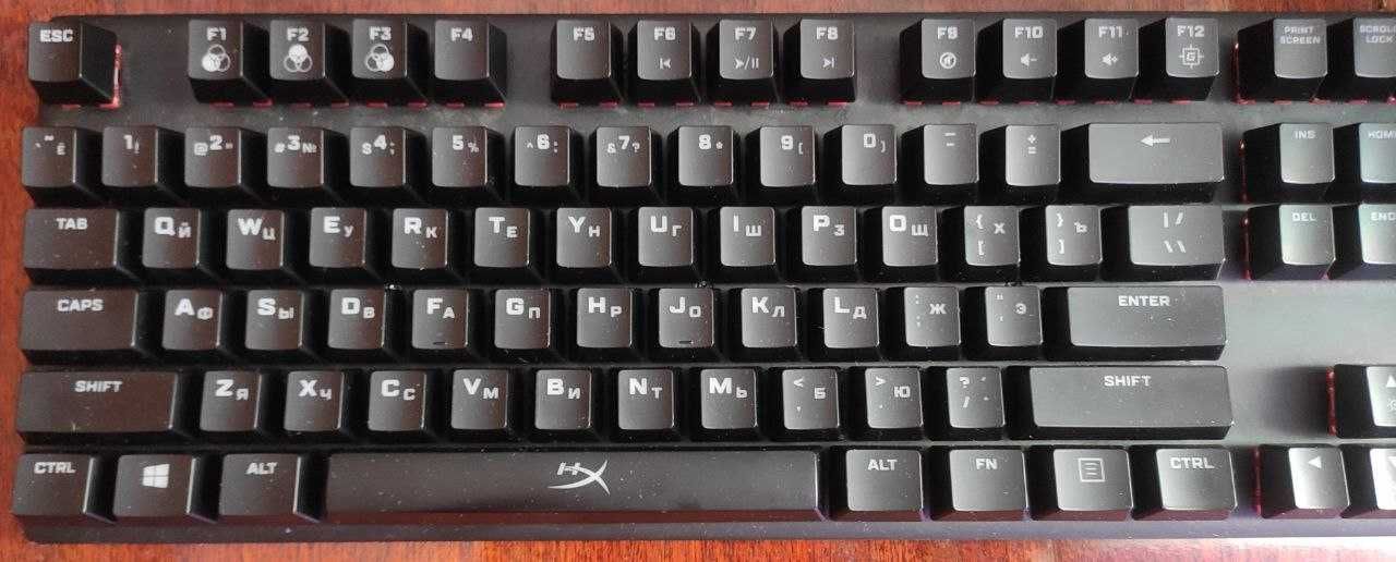 Клавіатура HyperX Alloy Origins RED, на гарантії