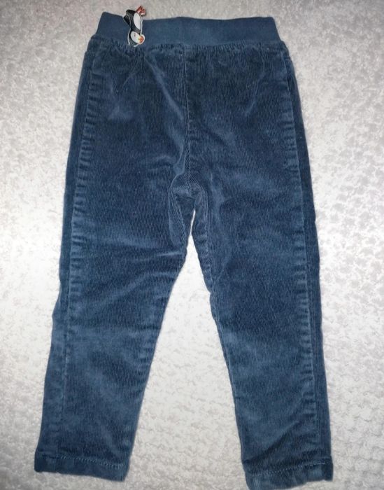 Ocieplane spodnie sztruksowe rozmiar 80