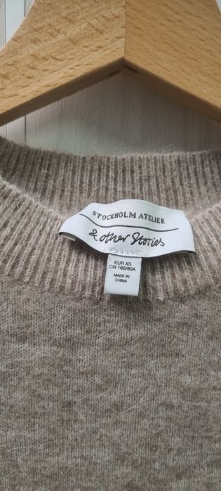 Sweter z krótkim rękawkiem Other stories z alpaką