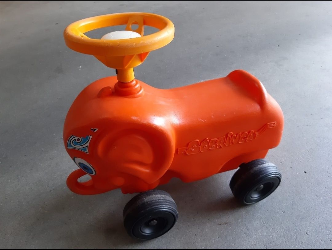 Brinquedo antigo de criança "Sóbrinca" Elefante - RARO!