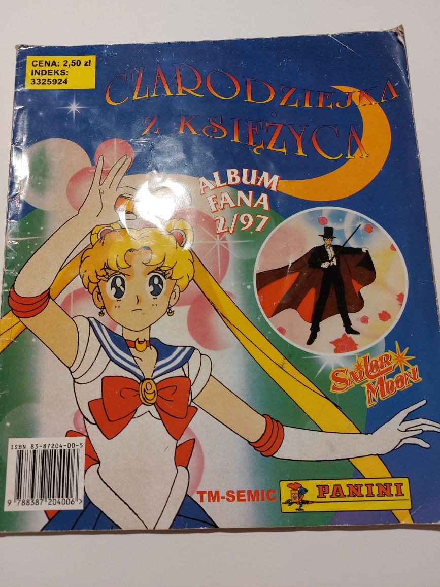 Album fana 2/97 panini czarodziejka z Księżyca, Sailor Moon.