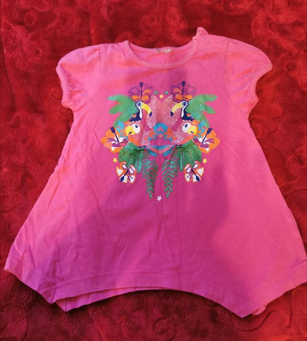 Bluzeczka tunika z aplikacją