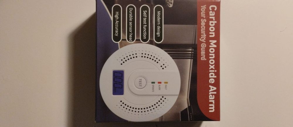 Alarme de segurança para gás e CO2