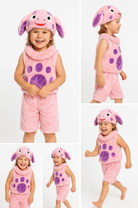 Карнавальний костюм їжак вовк ведмедик пінгвін сніговик гном