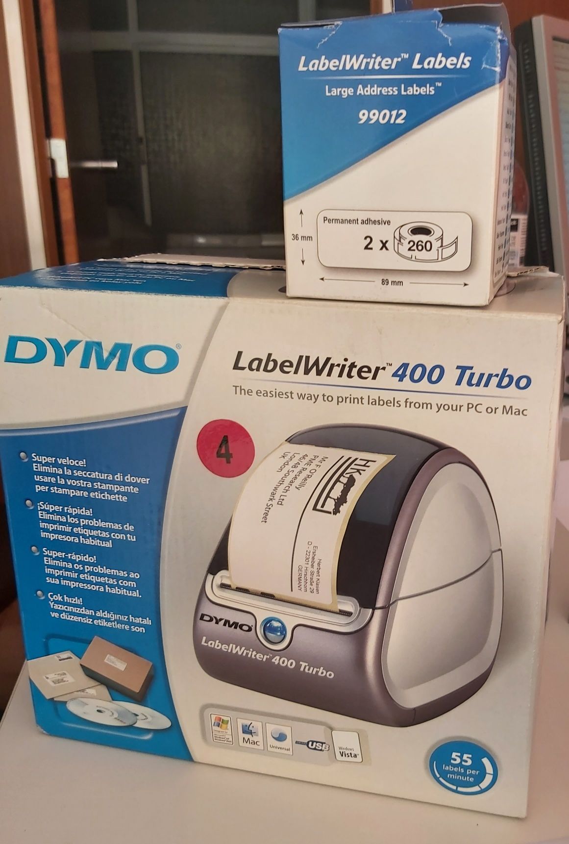 Máquina Dymo LabelWriter 400 Turbo