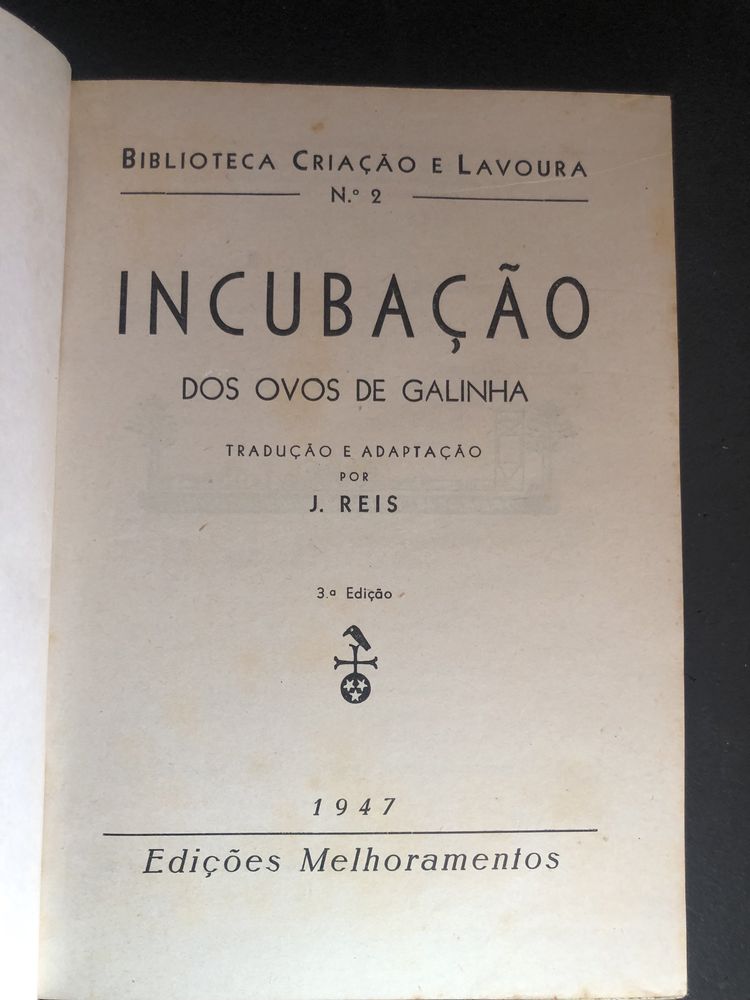 Incubacao dis Ovos de Galinha 1947