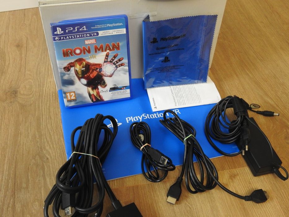 Zestaw googli VR do konsoli play station 4 i 5 google ps4 ps5 iron man