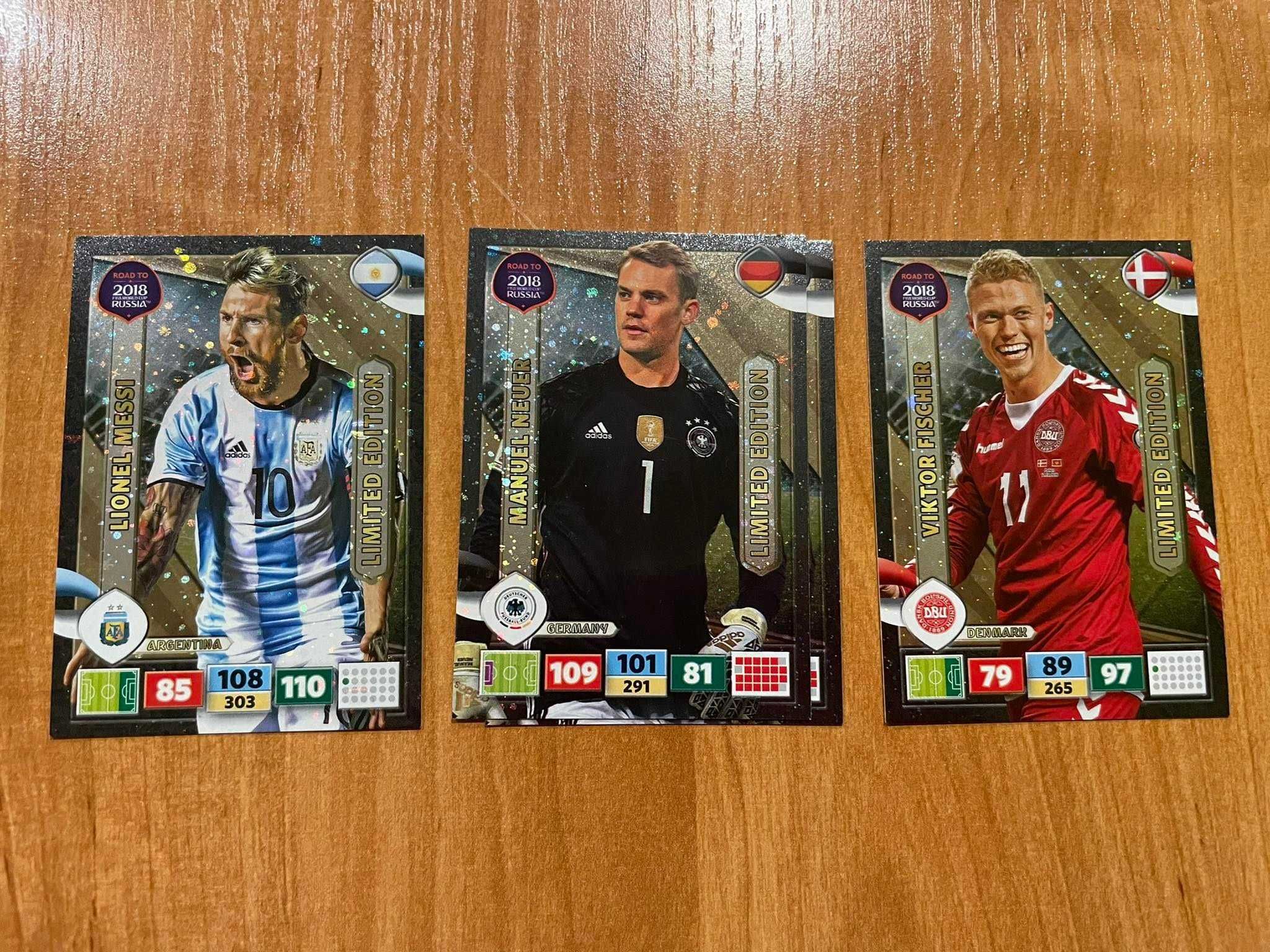 Karty Panini adrenalyn XL Road to 2018 Fifa world cup Russia