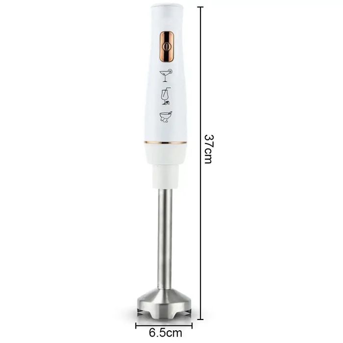 Заглибний блендер із чашею 600 мл 1600 Вт/ BT-346W ручний блендер