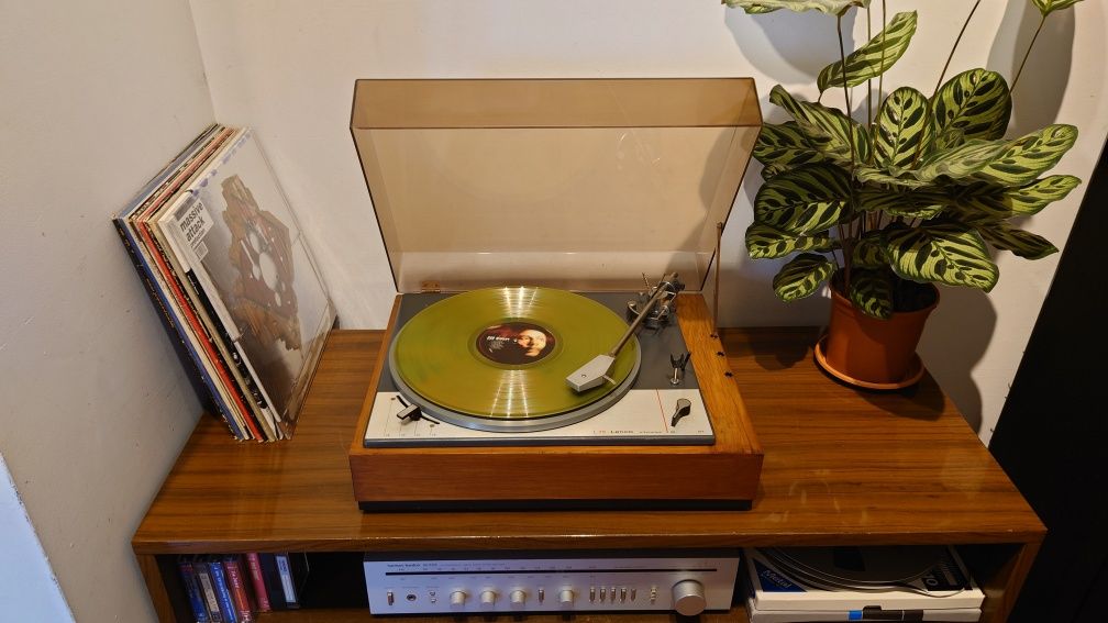 Lenco L75 gramofon manualny, drewno, vintage lata 60te