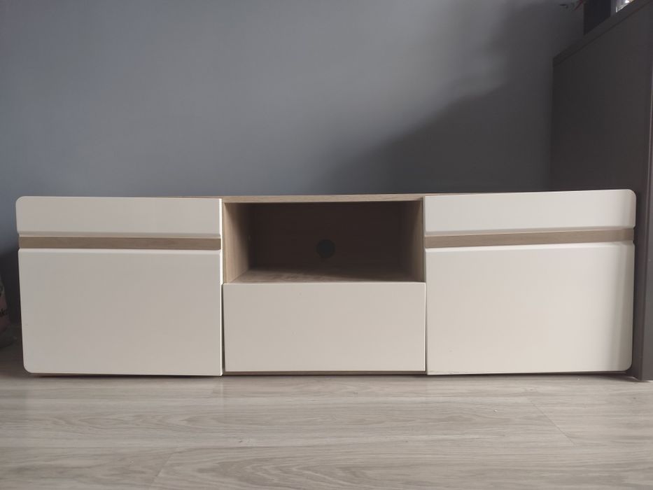 Szafka RTV biały połysk