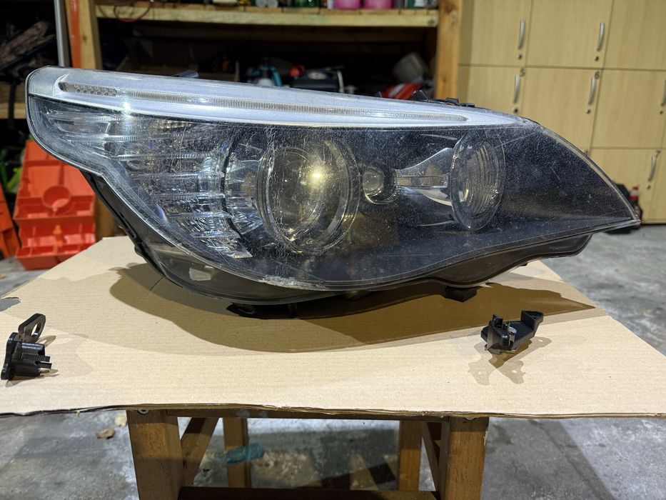 E61 bixenon skrętny europa prawy