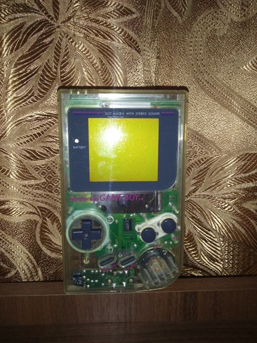 Консоль Nintendo GAME BOY DMG-01 Transparent + Картридж Tetris