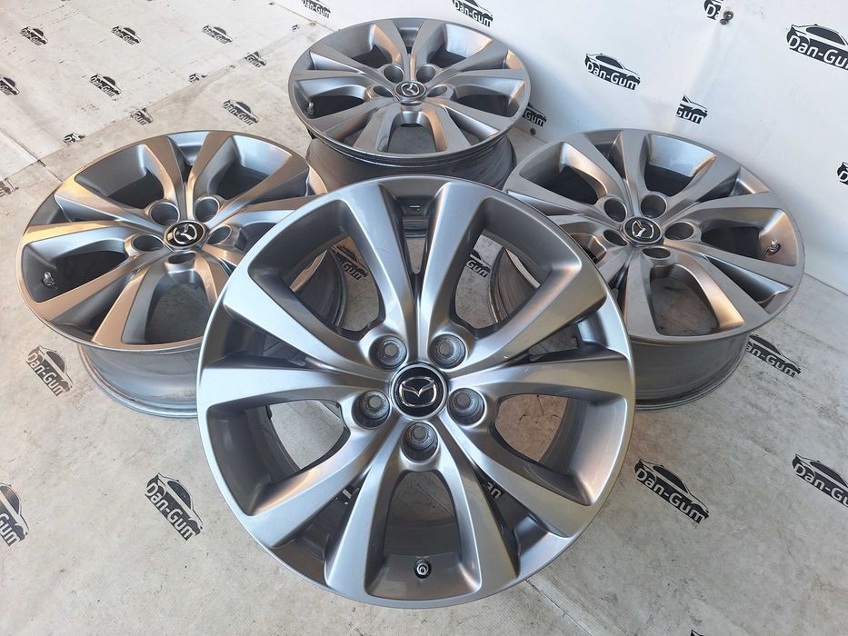 Felgi aluminiowe 5 x 114,3 R 18 Alufelgi oryginalne Mazda Jak Nowe