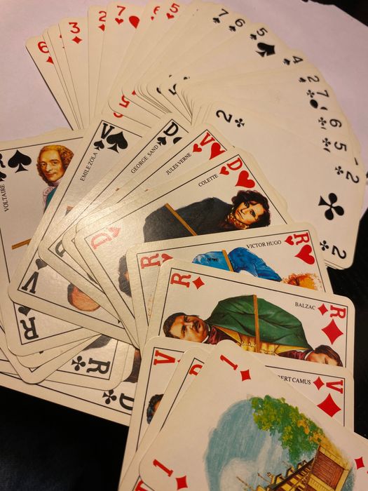 Baralho de cartas vintage