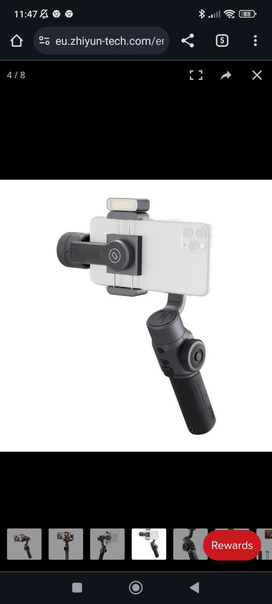 Gimbal Estabilizador Zhiyun Smooth 5 Combo