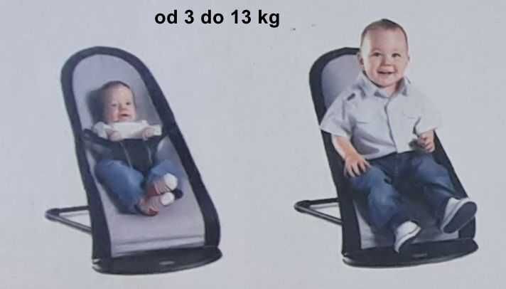 Leżaczek-bujaczek renomowanej firmy BabyBjorn. Stan idealny. Okazja!