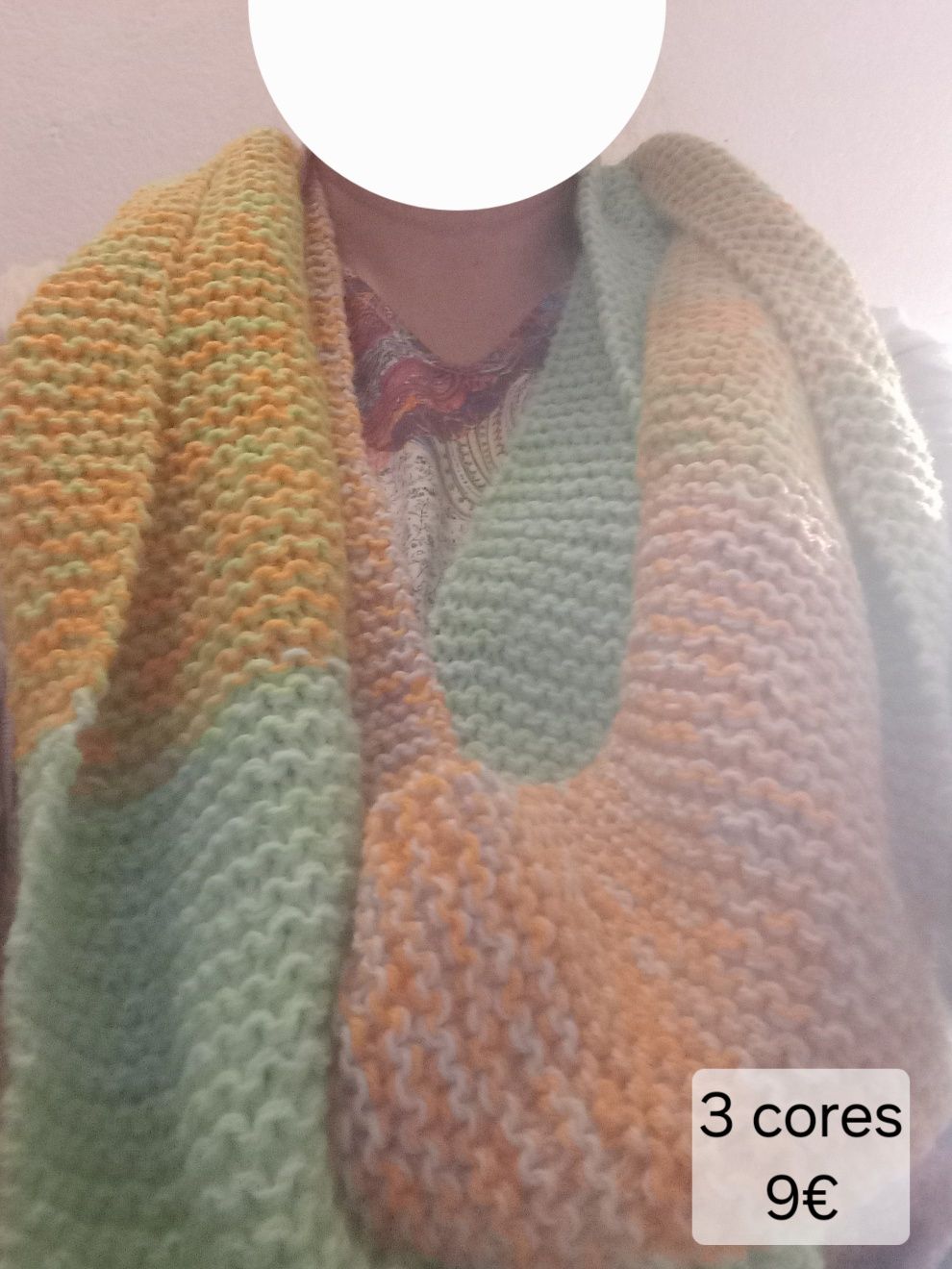 Gola de três cores