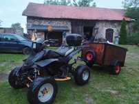 Quad shineray 250 z przyczepką