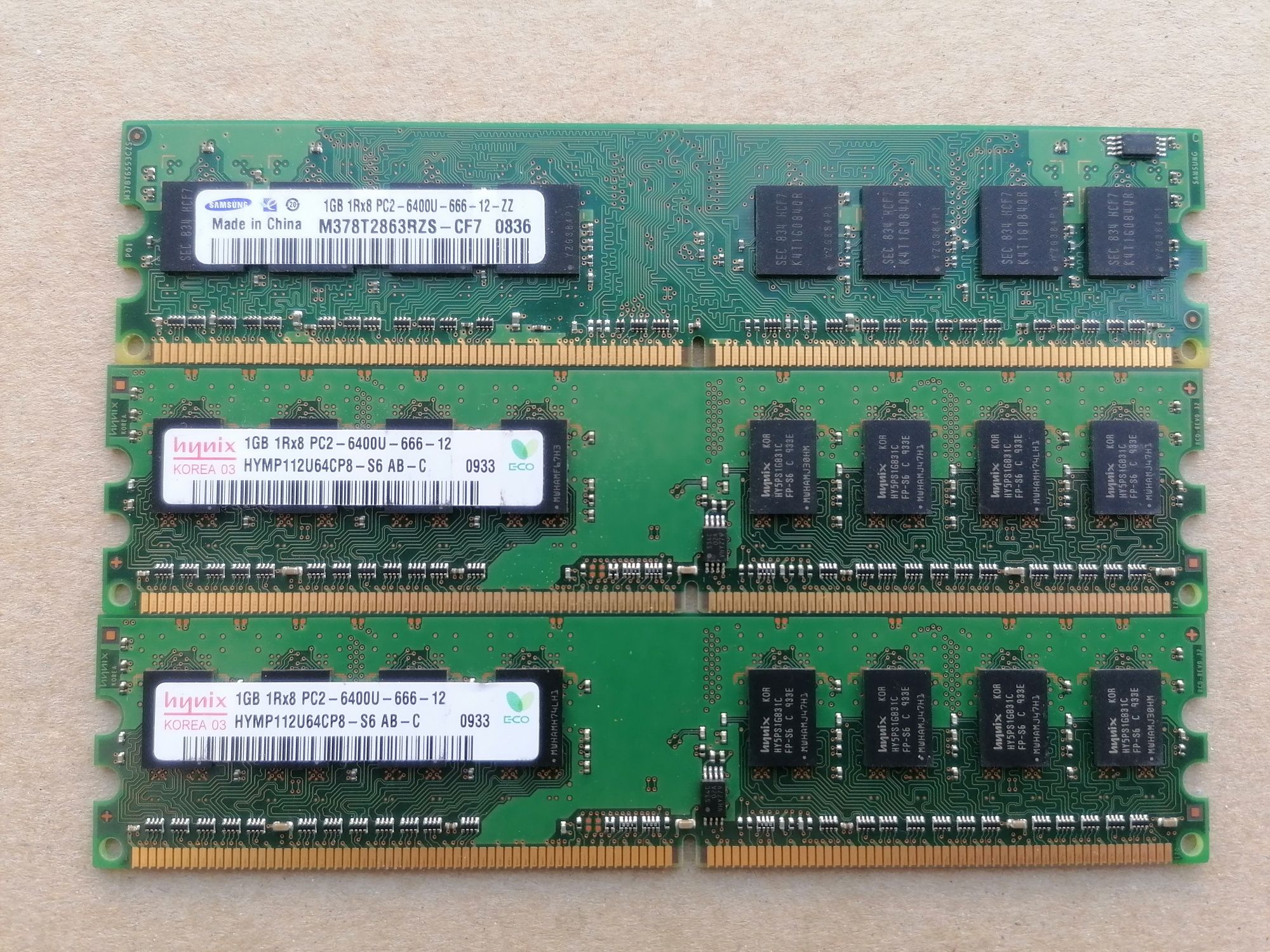 ОЗУ DDR3, DDR2 для ПК и ноутбуков