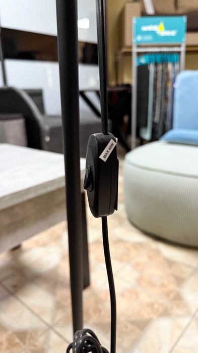 Торшер TK LIGHTING 49504 чорний новий