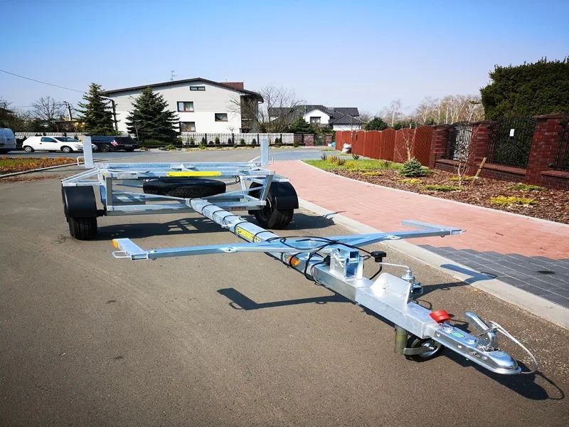 SAN-CAR Przyczepa kłonica, dłużyca lekka DMC 750kg obrotnica  Kłonice lekkie i ciężarowe, przyczepy specjalistyczne. Kłonica