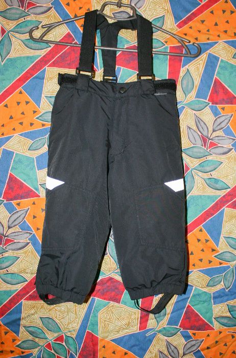 Детские теплые штаны с лямками,полукомбинезон Name it Play Tech 92 р