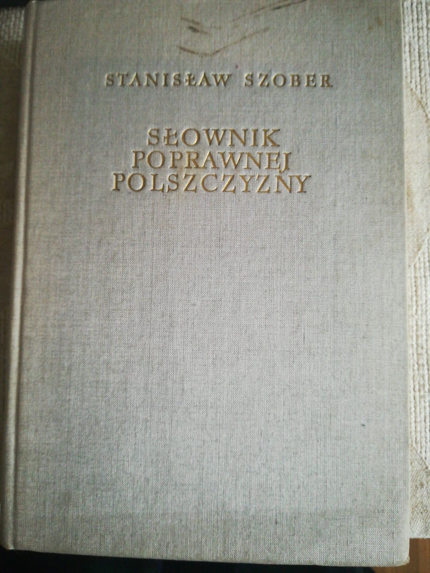 książka "Słownik poprawnej polszczyzny" Stanisław Szober