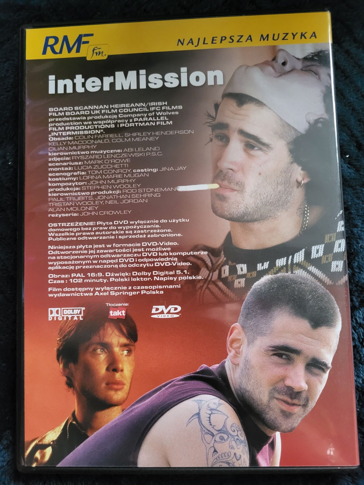 Film na Dvd Intermission , wyst. Colin Farrell