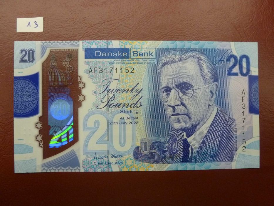 Banknot polimerowy Irlandia Północna 20 funtów