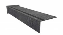 Płytki schodowe z żyłką stopnice SZARY GRAFIT 100x30 -podstopień+cokół