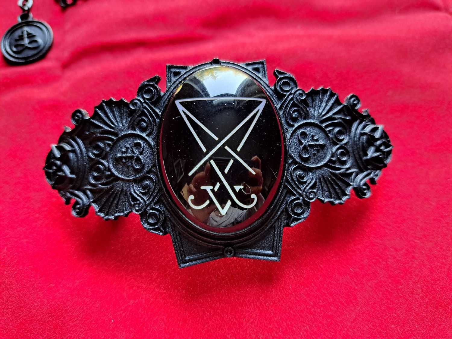 Lucifer Sigil Black Restyle gothic goth gotycka biżuteria