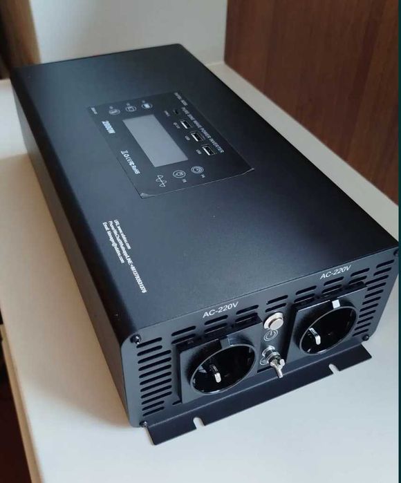 Інвертор DATOUBOSS ZGR-03, 48V->220V, 2000/4000W Чистий синус