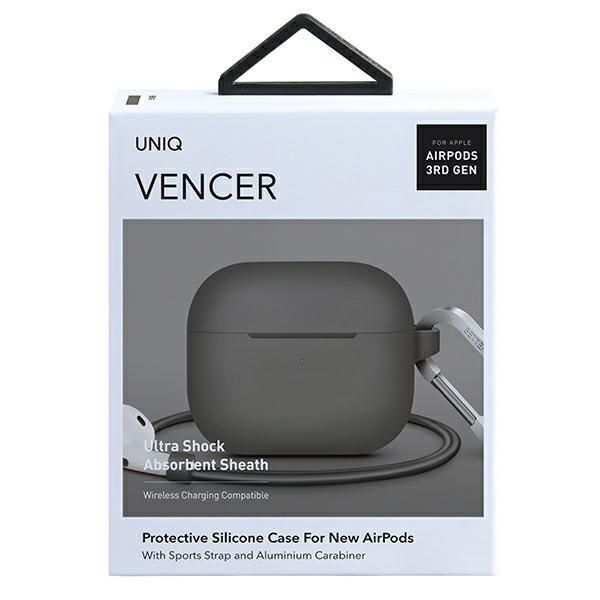 Uniq Etui Vencer Airpods 3 Gen. Silicone Beżowy/Dark Sand