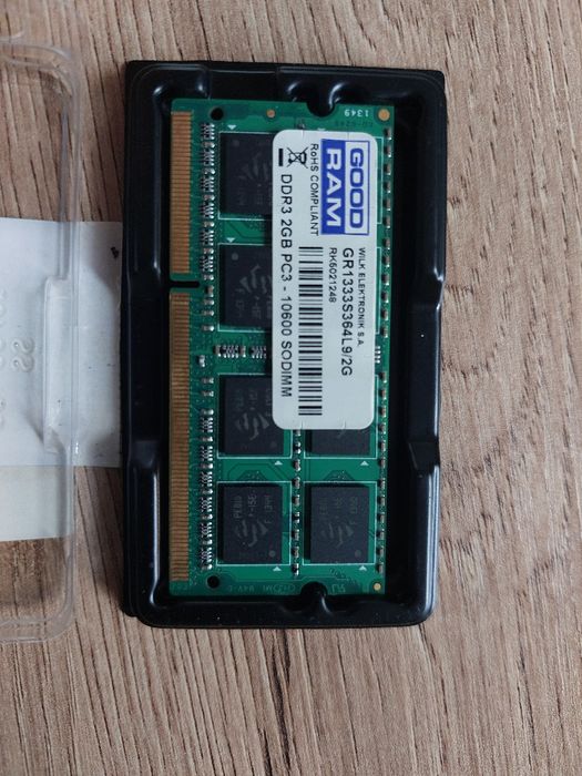 Pamięć RAM GoodRAM DDR3 GOOD RAM 2GB GR1333S364L9/2G 2GB