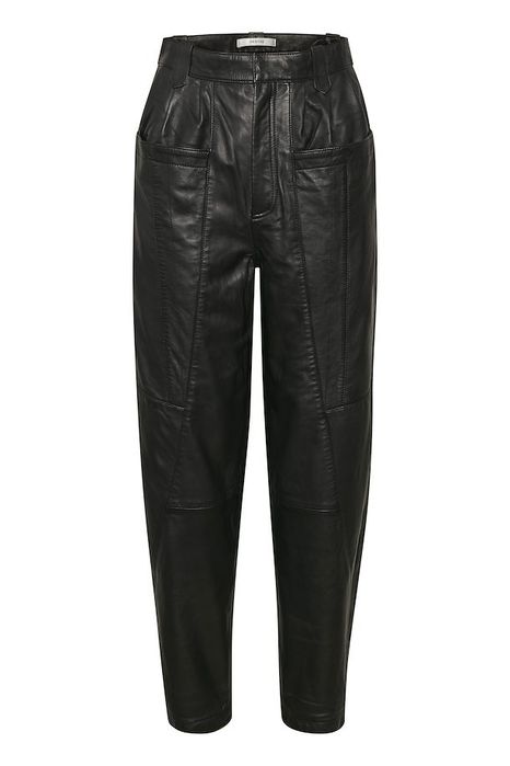 Lamb leather skórzane spodnie skóra naturalna owcza spodnie baggy fit
