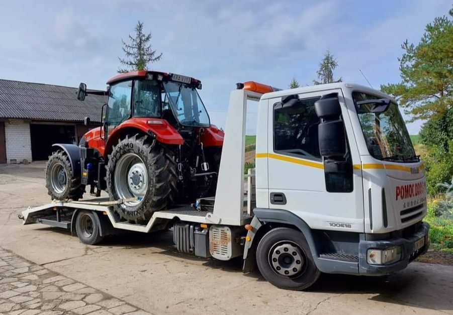 Pomoc drogowa 16t, Auto laweta, Holowanie, Ciagniki, Maszyny budowlane