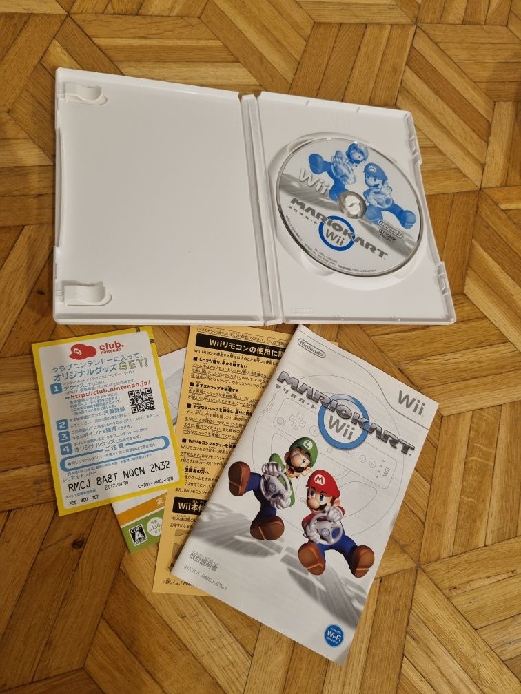 Zestaw gier Mario Wii + kierownice