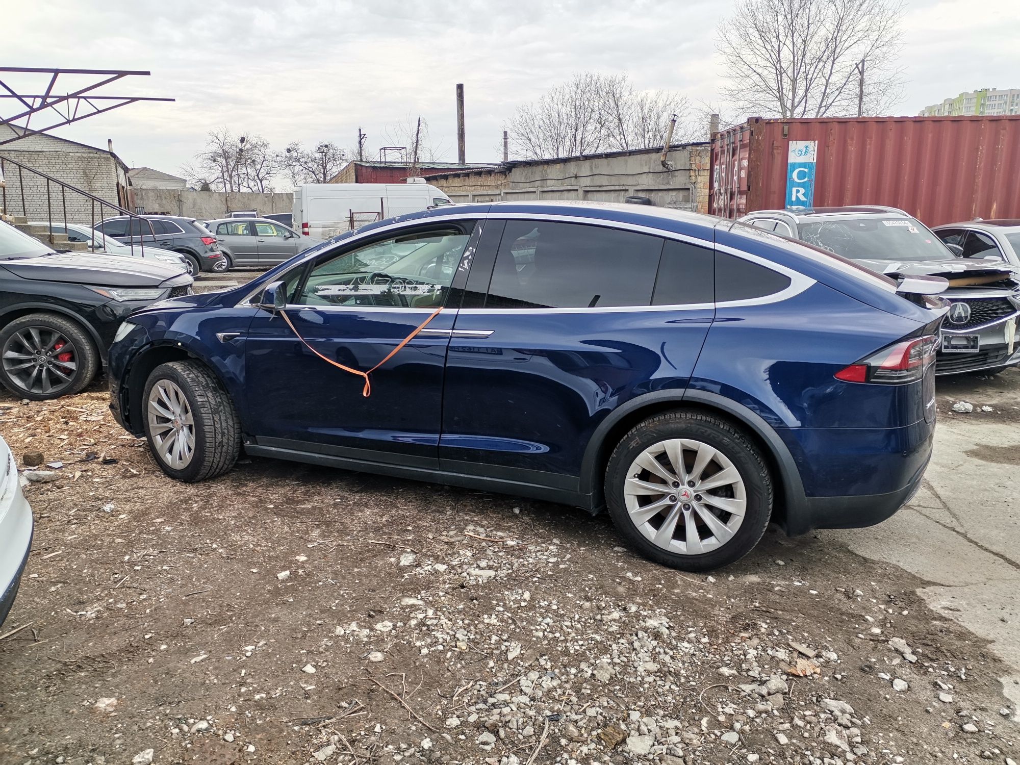 Tesla Model X 2017 разборка