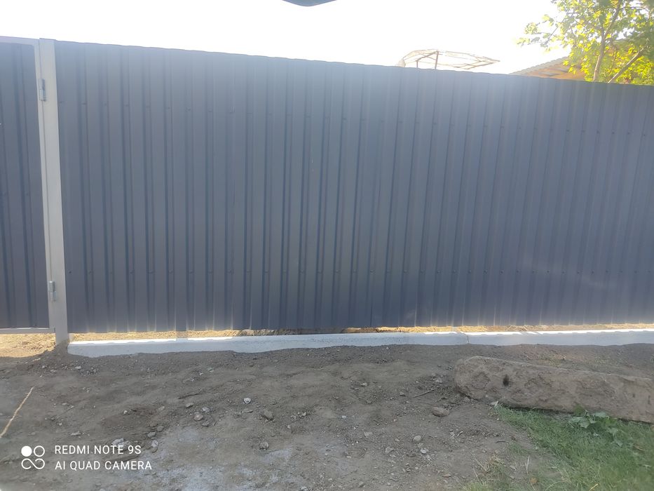 Продам забор з металопрофілю, ворота,калітка