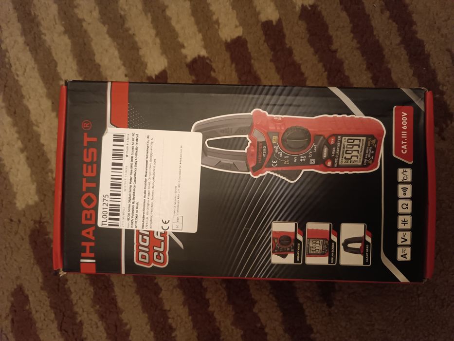 Кліщі струмовимірювальні Habotest HT206A