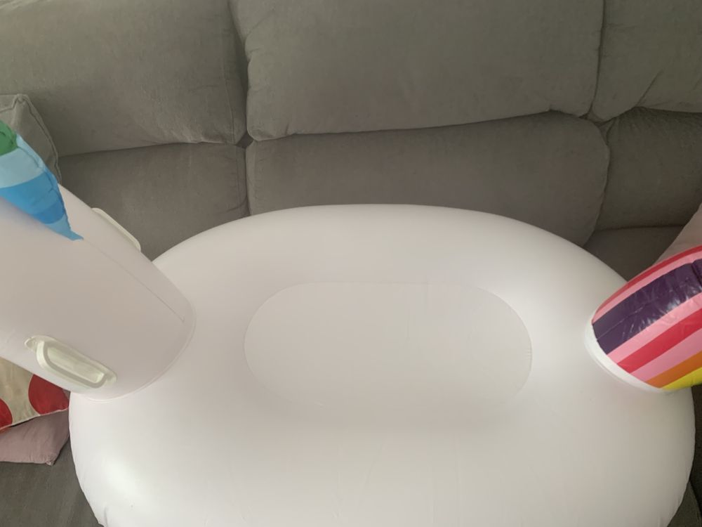 Boia grande para praia ou piscina do unicornio