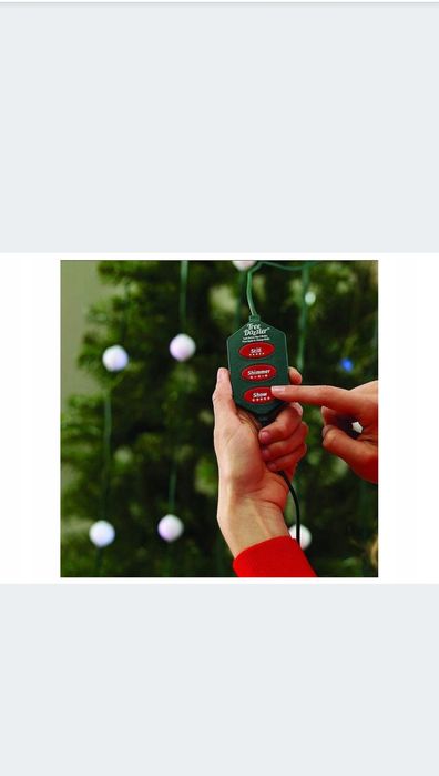 Lampki choinkowe kurtyna świetlna na choinkę 64 LED RGB Boże Narodzeni