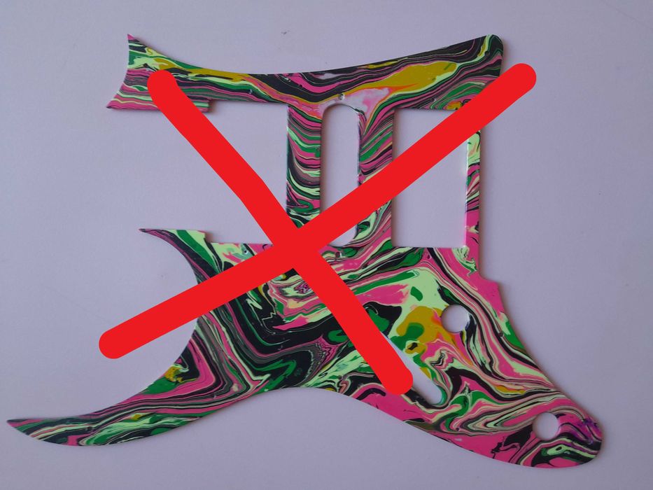 Vendo várias pickguards para guitarras Ibanez