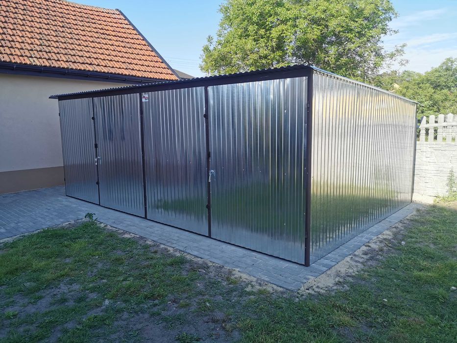 Garaż blaszak 6x5 Garaż blaszany na budowe Blaszaki 6x6 3x5 6x8 9x5
