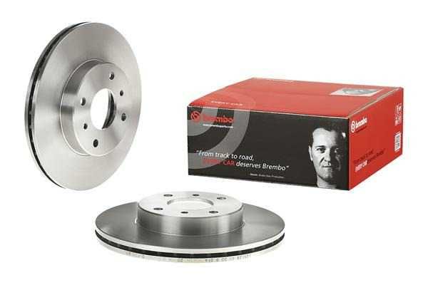 Brembo Tarcza hamulcowa 2x komplet przód Almera II Primera